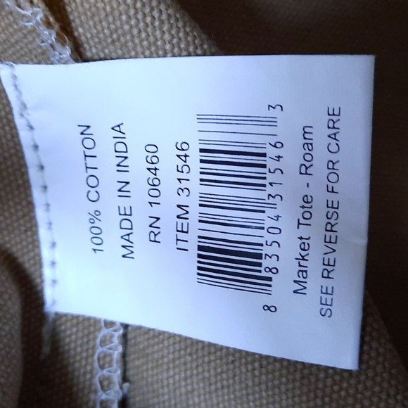 Purse Canvas Bucket Tote Bag Crossbody Sturdy Lightweight Travel Everyday NWOT - Picture 6 of 7